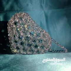  1 شنته شغل يدوي كرستال