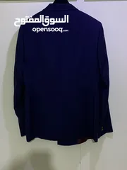  6 GUCCI Size 50 Uniform Navy Blue Double Breasted Blazer Gold Buttons Men’s Wool