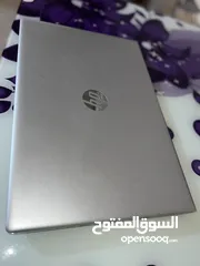  5 لابتوب hp لون سلفر نضيف ولا شخط بي