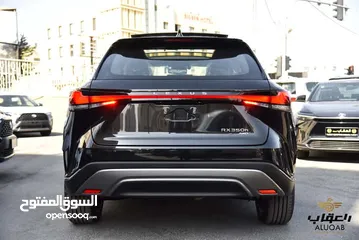  4 لكزس RX350 L2 2024 مع الميزات المتطورة والفخمة لون اسود ميتالك مميز