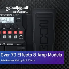  6 ‏Zoom G1X Four Multi Effects Processor with Expression Pedal