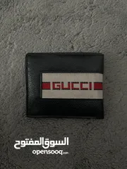  2 Gucci replica leather wallet