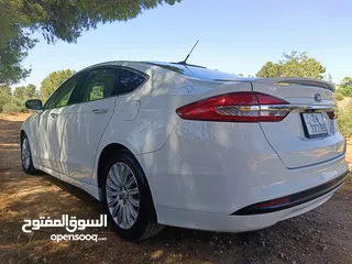  8 فورد فيوجن تيتانيوم 2018 Ford Fusion Titanium white  اعلى مواصفات نظيفه جدا استخدام شخصي ماشيه 96000