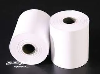  2 ليبل ورقي CASH 57*50 REGISTER THERMAL LABELلجميع الطابعات الحرارية وكل المقاسات