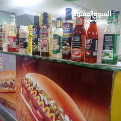  9 مطعم وجبات سريعه وعصائر  للضمان او البيع كامل المعدات