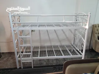  4 سرير حديد طابقين بحالة الوكالة