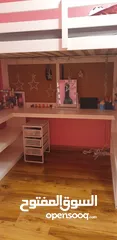  10 Kids Loft Bed with Large Study Desk