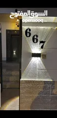  8 custom made house number sign in 3D, guaranteed waterproof and heatproof