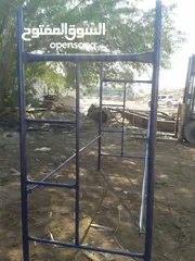 6 Aluminum scaffolding and ladders