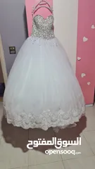  4 فستان عروس  وفساتين سهره