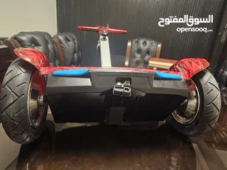  7 Smart Balance A8 10" Red Fire Segway سكوتر كهربائي ذكي
