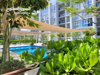  3 2 BR Beautiful Corner Apartment in Al Mouj – for Rent