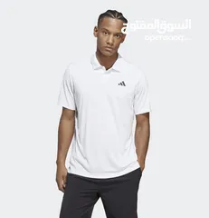  5 White T-shirt Adidas (polo) تيشيرت أبيض أديداس أصلي