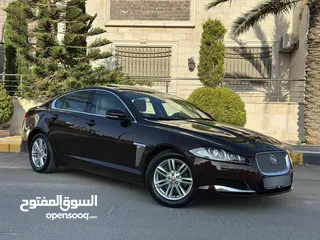  5 JAGUAR XF 2013 Full loaded (مخزنة) وارد الوكالة وصيانة الوكالة قاطعة مسافة 40 الف كم