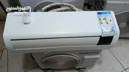  2 مكيف الاصطورة سامسونج التايلندي وليس صيني A+++دجتال ثماني اقطاب الانفيرتر طن ونص شبه جديد وفي طن