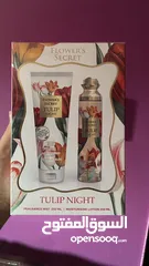  1 EMPER Flower's Secret Tulip Night Mist 250ml and Lotion 250m ميست + لوشن مرطب للجسم كل عبوة 250 ملي