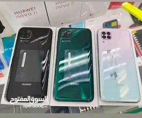  3 مستعمل وكاله Nova 7i رام 8 جيجا 128 أغراضة والكرتونه متوفر توصيل