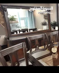  1 غرفة سفره 8 كراسي و دونسوار