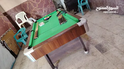  2 طاوله بلياردو مستعمل 7فت