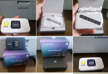  1 راوتر ماي فاي 4G امنيه Umniah أو زين Zain 4G  ب 7 دنانير