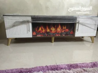  1 طاولة شاشة +خزانة أحذية +طاولة مجلس+اربع قطع جانبية