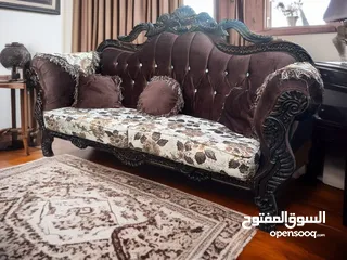  3 طقم زان 7 مقاعد فخم ومرتب كثير بسعر يابلاش 160 واصل عمان والزرقا