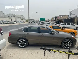  4 للبيع انفنتي m45 2007 وقابل للبدل