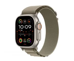  7 APPLE WATCH ULTRA 2 49mm ابل واتش ألترا 2 حجم 49  مسكره فلكرتونه كفاله ابل سنه 12 شهر
