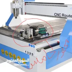  3 ماكنهCNC  راوتر مع روتري