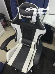  2 White Gaming Chair Barely Used