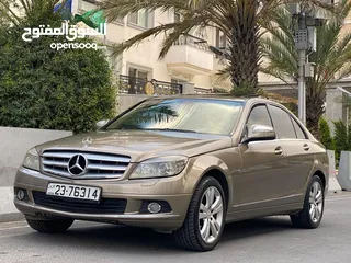  30 مرسيدس c200 2008  فل مع الفتحه     اضافات مميزه فتحه/برادي كهرباء/حساس