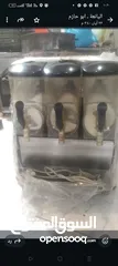  6 ماكينة عصير  ،ثلاجة  ،مقلى  و جريل