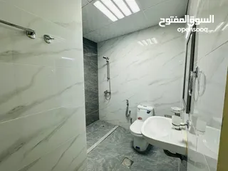  12 F3 / قرب دوار السفينة غرفة وصالة للايجار الشهري الشامل - مفروشة فرش جديد - 2 بلكونة  - شامل الفواتير