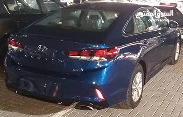  2 Hyundai sonata 2019 Engine 1.6 cc turbo Abu Dhabi number plate
