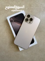 1 ايفون  16 بروماكس 256 نسخة امريكي Iphone 16 pro max