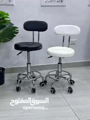 1 كراسي طبيب كراسي مختبر كرسي فوم مختبر عالي الجودة ومتوفر مع ظهر باللونين الابيض واسود باقل اسعار