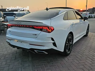  6 كيا K5 GT LAIN  2021 بانوراما بحاله ممتازه  ممكن التمويل عن طريق البنك