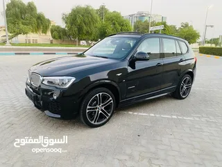  11 BMW X3 GCC 2017  Full service history in agency very clean car