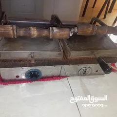  6 جرل  شواية يعمل بالكهرباء هيفي ديوتي للمطاعم مزدوجة من الاعلى والاسفل وجسم مقاوم للحرارة