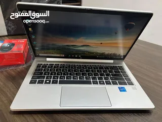  3 Laptop hp probook جيل 11 / ram 16 / ssd 512 مواصفات مميزة جدا معدن امريكي كيبورد مضيء شاشة framless