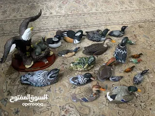  15 تحف لطيور كندية - مجموعة 20 قطعة - تم شراءها من كندا
