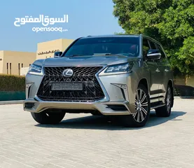  15 لكزس LX570 S سبورت  موديل 2020 خليجي   استخدام مالك اول