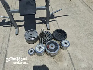  1 بنش واوزان وبارات حديد مختلفة للبيع