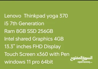  9 Lenovo i5 yoga