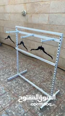  1 ستاندات ملابس حديد جديد  ستاندات عرض ملابس