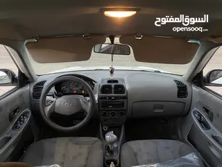  7 هونداي اكسنت 2006 بوضعيه اوتماتك  ممتازة جداً ترخيص وتأمين جديد الله يبارك لصاحب النصيب