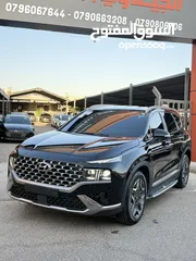  5 هونداي سنتافيه 2022 هايبرد فل اضافات اعلى صنف بريميوم بلس برستيج vip وارد كوريا لون اسود