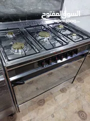  12 غازات إيطالي يونيفرسال مجدد كامل ستانلس ستيل كامل 7 مفاتيح يشتغل فرنو فوق وتحت مع بعض أو كل شوايه لح