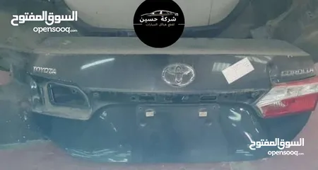  18 يتوفر جميع قطع بودي تويوتا كورولا 2000 - 2024  مستعمل / جديد