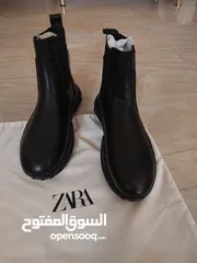  9 ZARA BLACK ANKLE BOOTS 2024 NEW.
